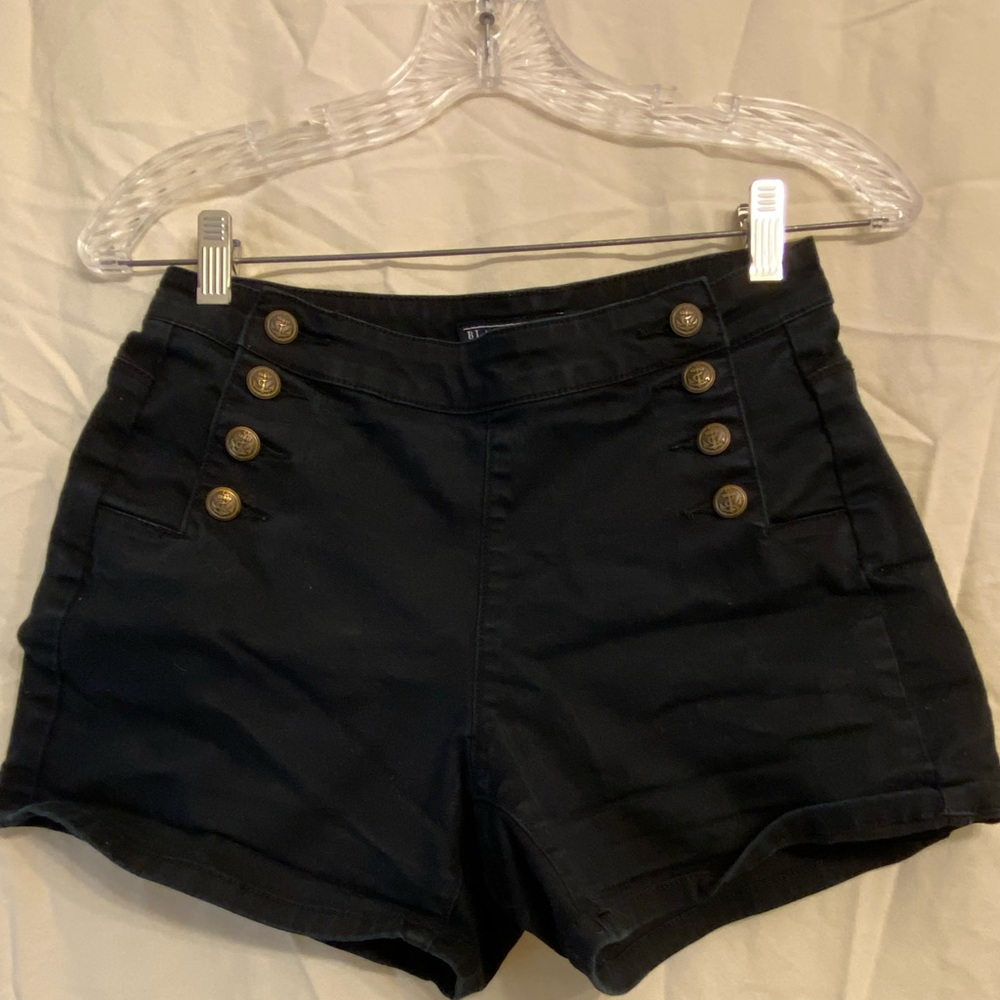 Hot Topic Black Sailor Shorts